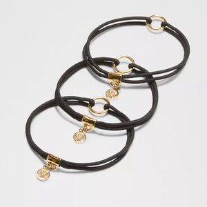 LuluLemon (3) Charm Hair Ties/ Bracelets!